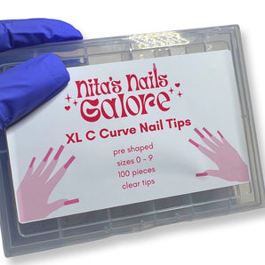 XL C Curve Nail Tips