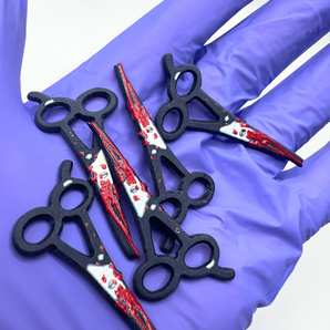 Bloody Scissors Charms
